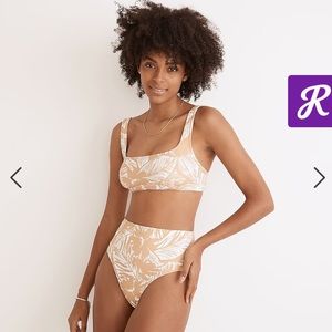 Madewell Second Wave High-cut Cheeky Bikini Bottom